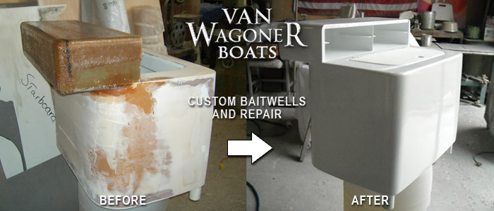 van wagoner boats boat fiberglass repair custom baitwells baitwell repair