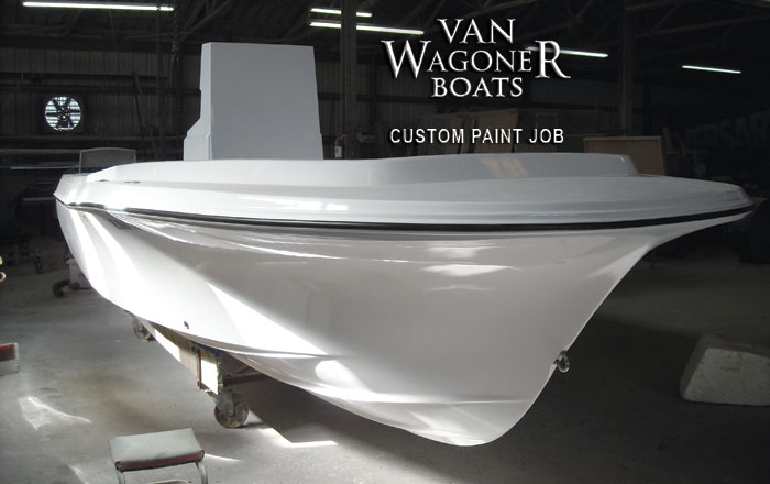 van wagoner boats boat fiberglass repair custom painting job